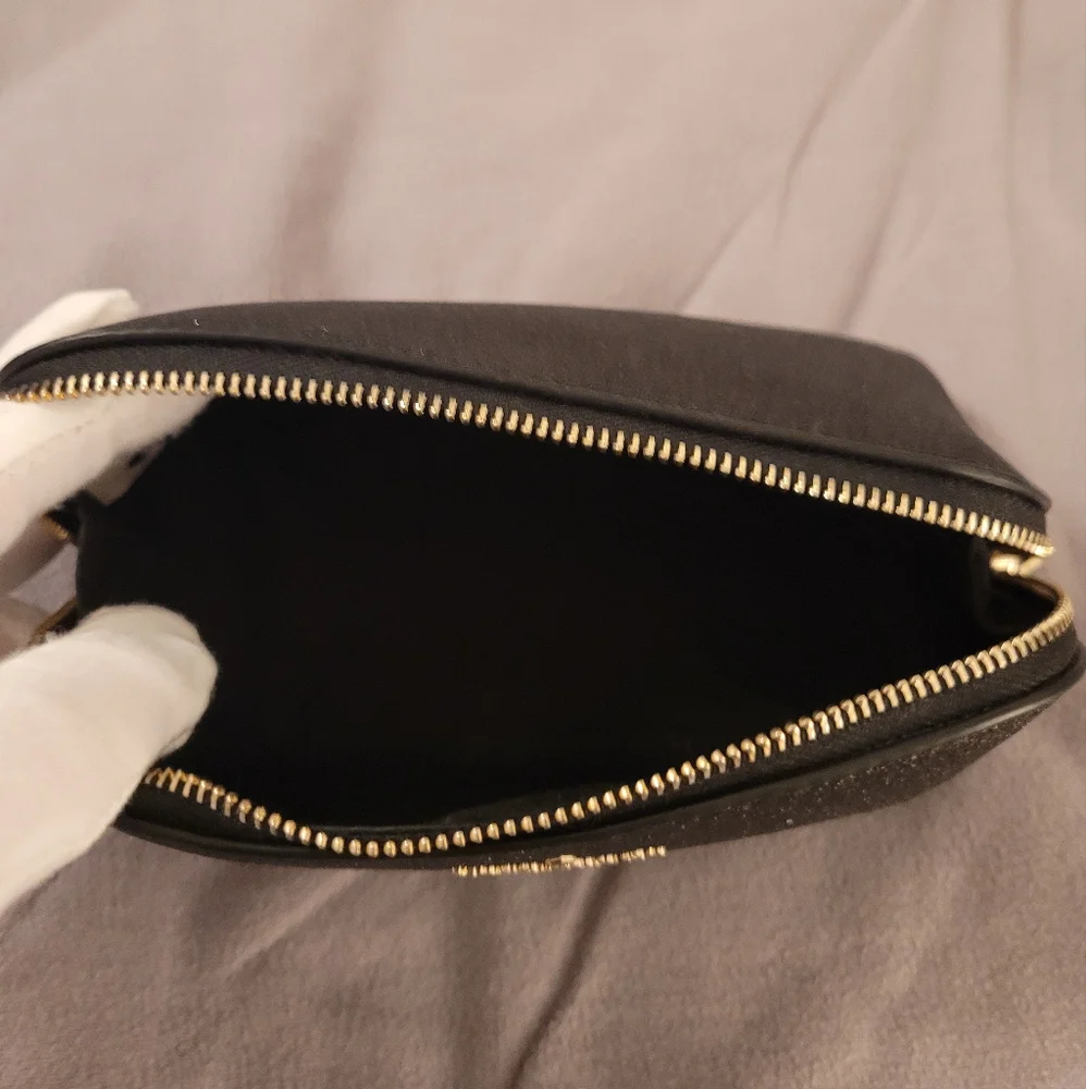 Kate Spade Shimmy Glitter Small Cosmetic Case - New!